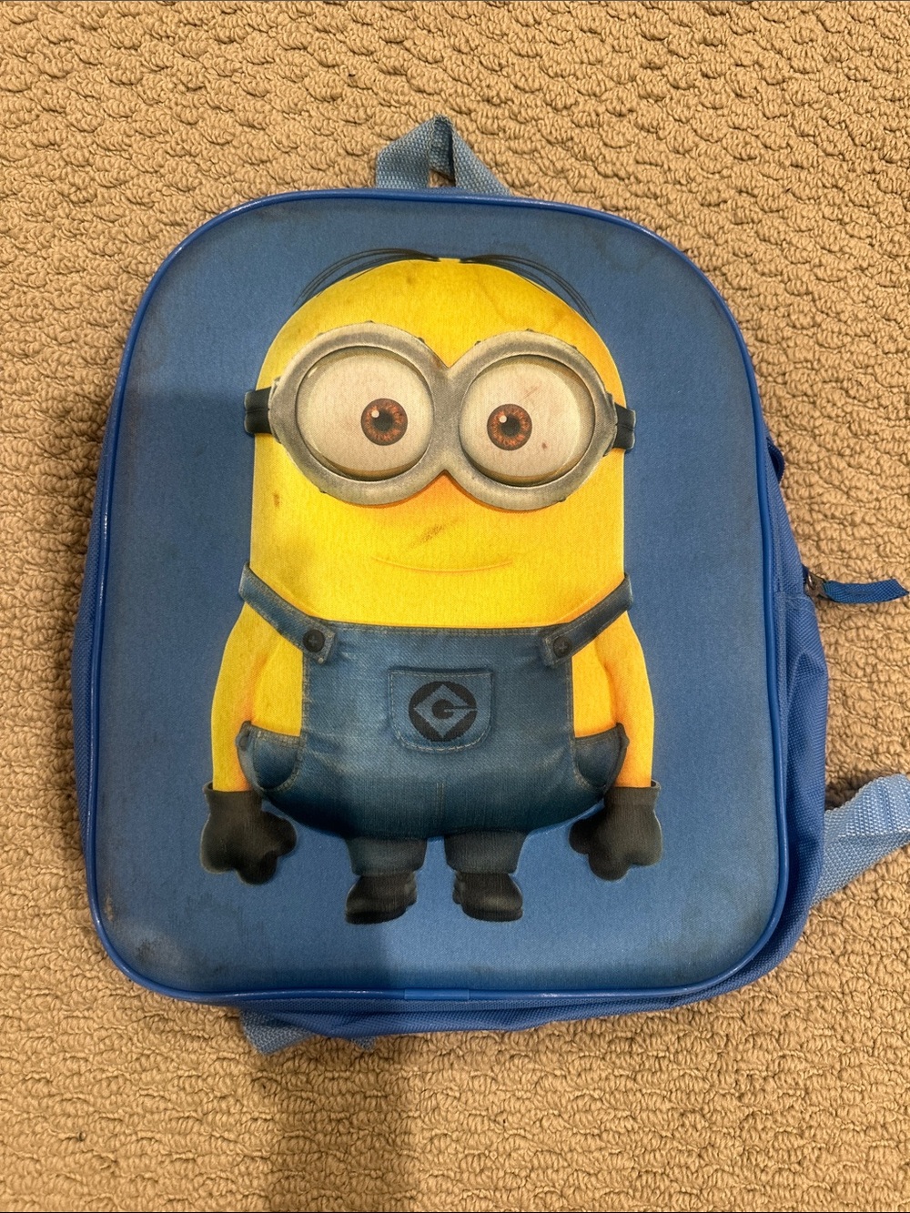 Kids Minion Mini Backpack in Blue and Yellow